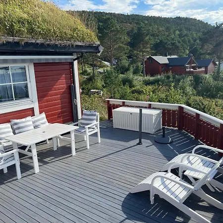 度假居 Stor Med Praktfull Havutsikt *