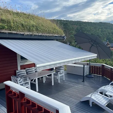 度假居 Stor Med Praktfull Havutsikt