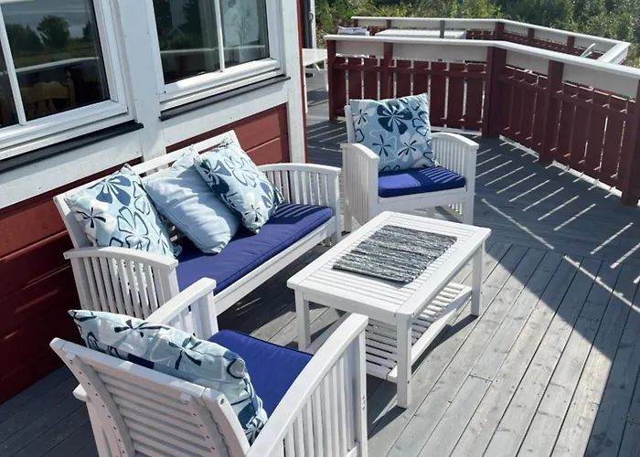 Ferienhaus Stor Med Praktfull Havutsikt