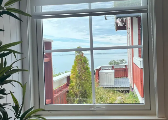 Stor Med Praktfull Havutsikt