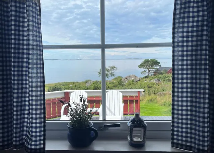 Stor Med Praktfull Havutsikt
